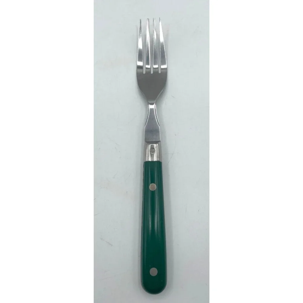 5-Pieces Washington Forge Mardi Gras Stainless Flatware Hunter Green
